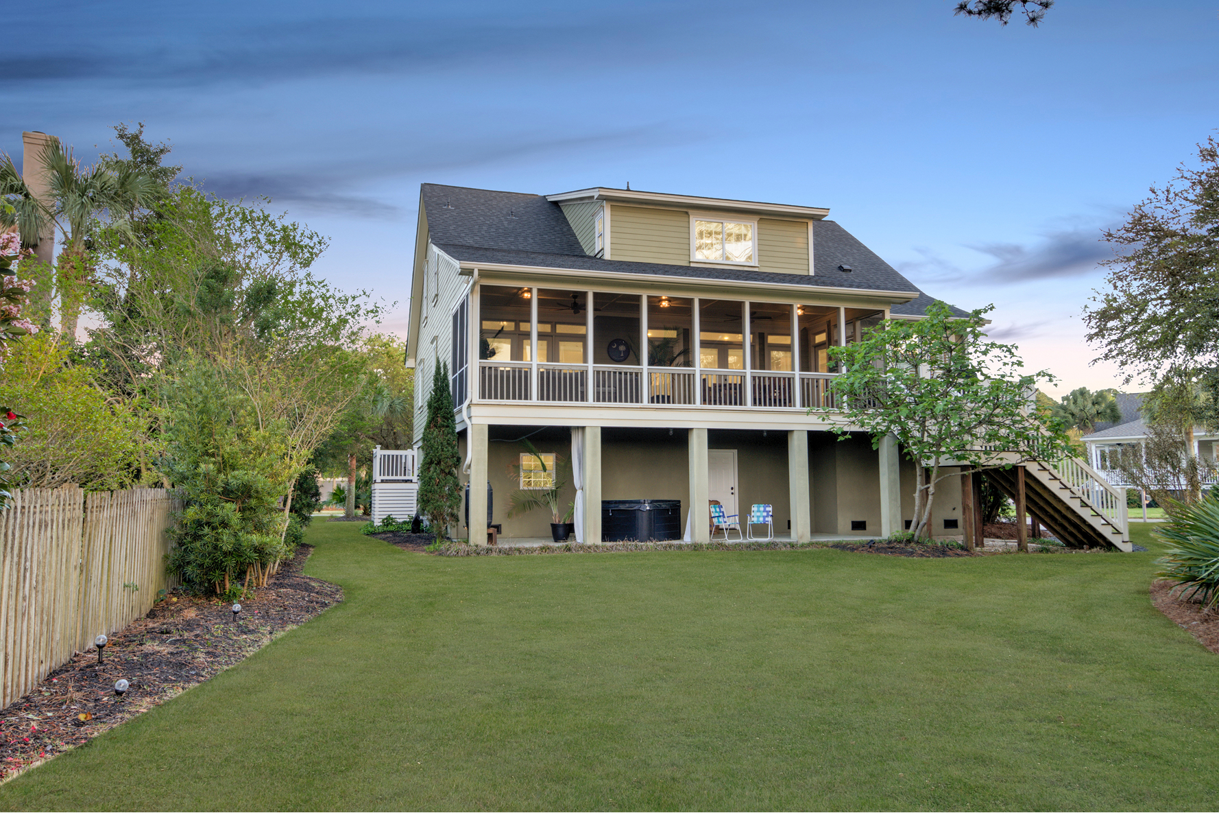 Virtual twilight real estate photography — Charleston, SC