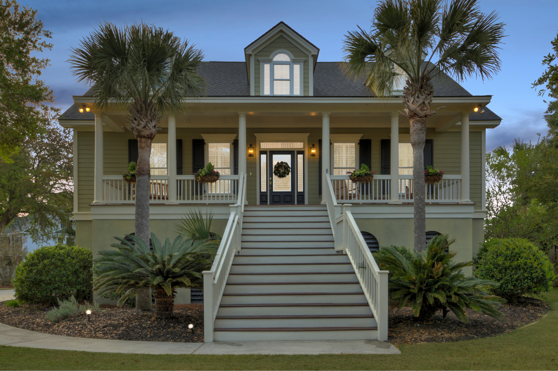 Virtual twilight real estate photography — Charleston, SC