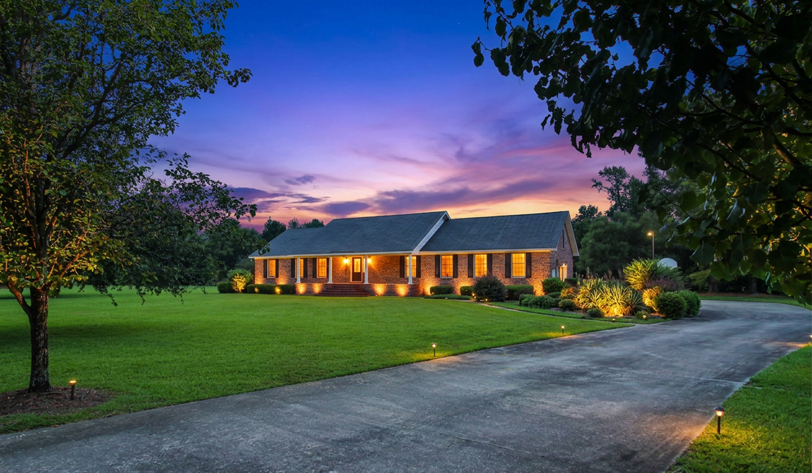 Virtual twilight real estate photography — Charleston, SC